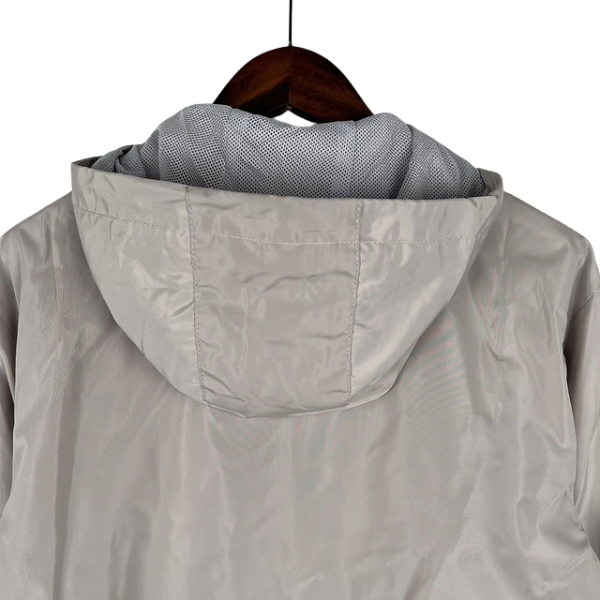 Tommy Hilfiger Grey and Blue Windbreaker Jacket
