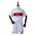 Turkey Nike 2026 Home Kids Version Football T-Shirt + Shorts Kit
