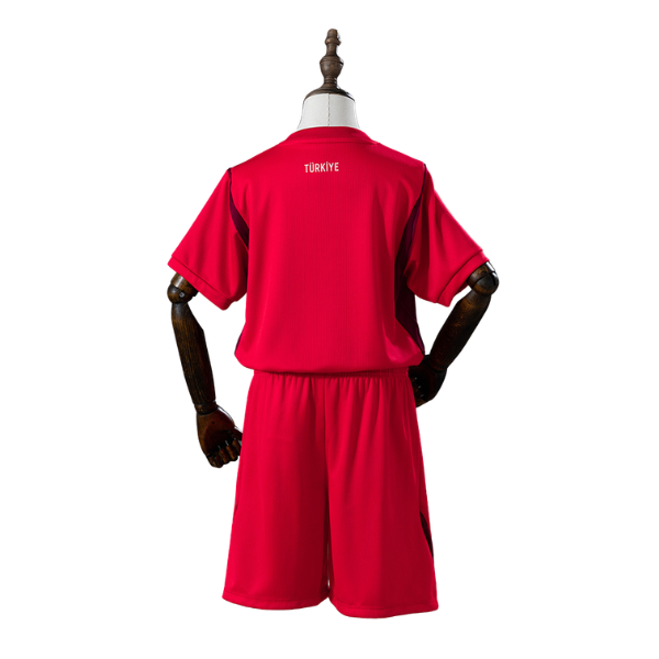 Turkey Nike 2026 Away Kids Version Football T-Shirt + Shorts Kit