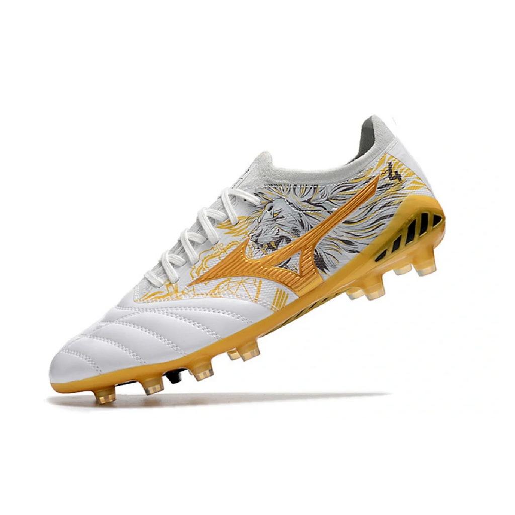 Mizuno Morelia Neo III Elite Sergio Ramos White Gold and Black FG