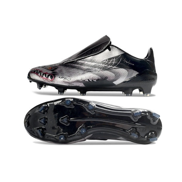 Adidas F50 Elite Black and Gray Firm Ground FG Football Boot