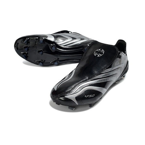Adidas F50 Elite Black and Silver Firm Ground FG Football Boot