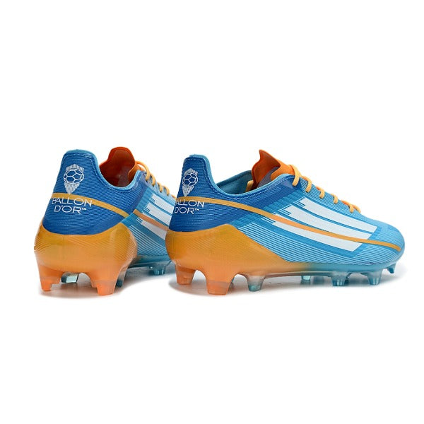 Adidas F50 Elite Blue, Oange and White Firm Ground FG Football Boot