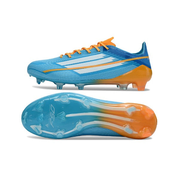 Adidas F50 Elite Blue, Oange and White Firm Ground FG Football Boot