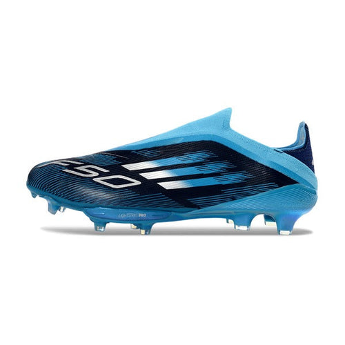 Adidas F50+ Elite Laceless Blue and Black FG
