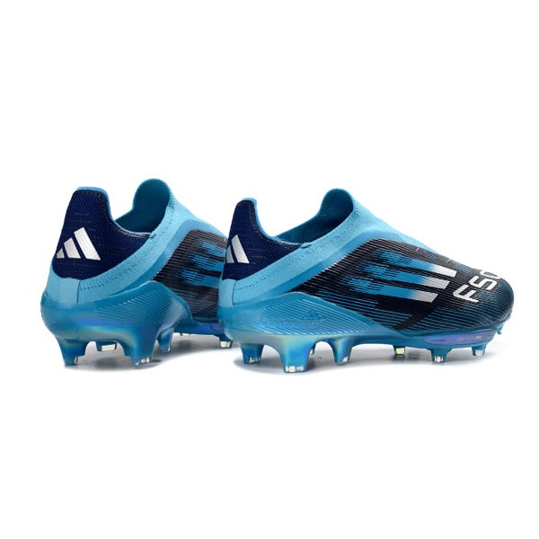 Adidas F50+ Elite Laceless Blue and Black FG