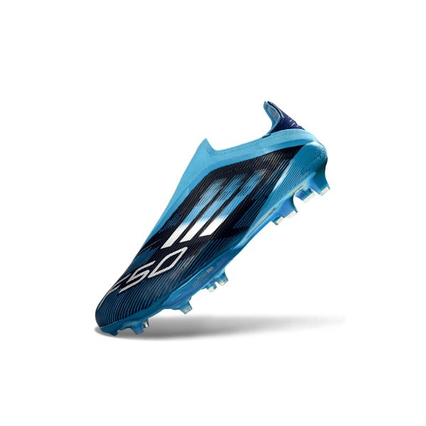 Adidas F50+ Elite Laceless Blue and Black FG