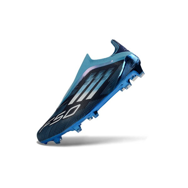 Adidas F50 Elite Laceless Blue and Black FG