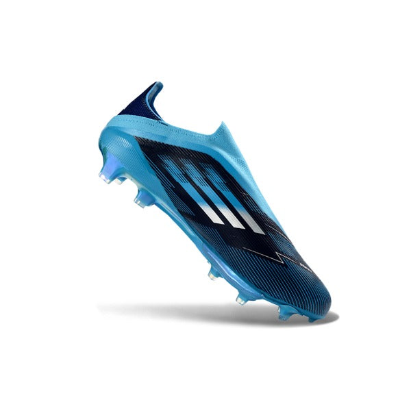 Adidas F50+ Elite Laceless Blue and Black FG