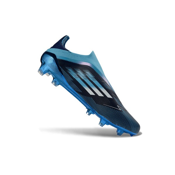 Adidas F50 Elite Laceless Blue and Black FG