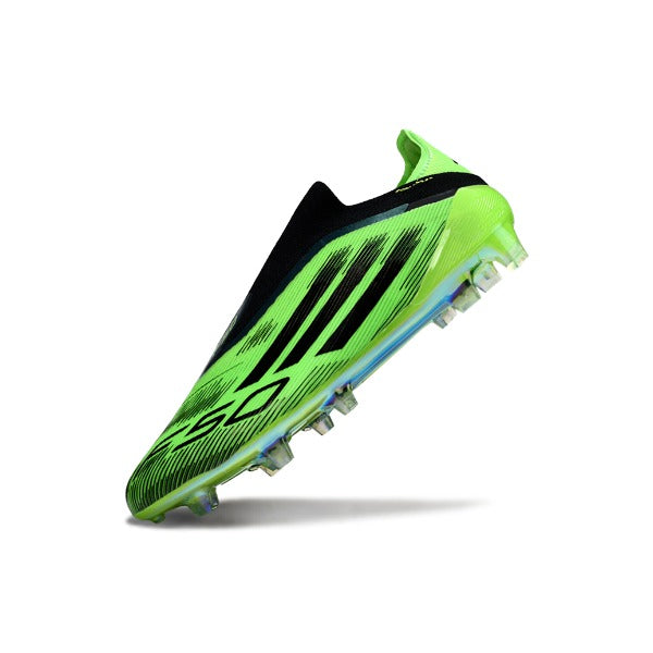 Adidas F50 Elite Laceless Green and Black FG