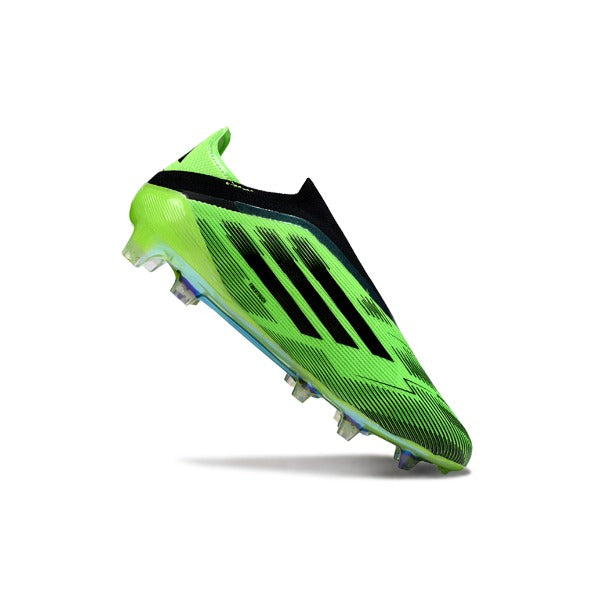 Adidas F50 Elite Laceless Green and Black FG