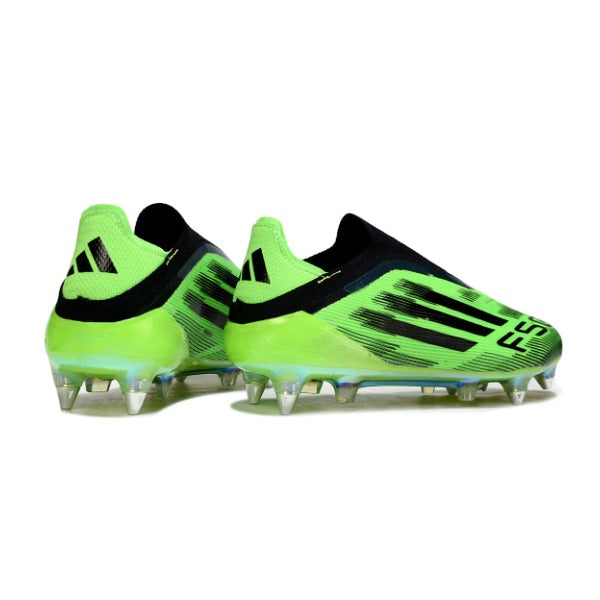 Adidas F50 Elite Laceless Green and Black SG