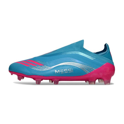 Adidas F50 Elite Laceless Messi Blue and Pink FG