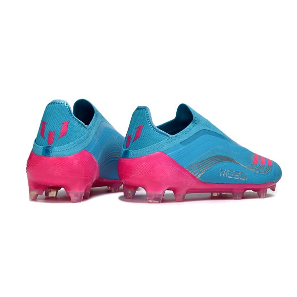 Adidas F50 Elite Laceless Messi Blue and Pink FG