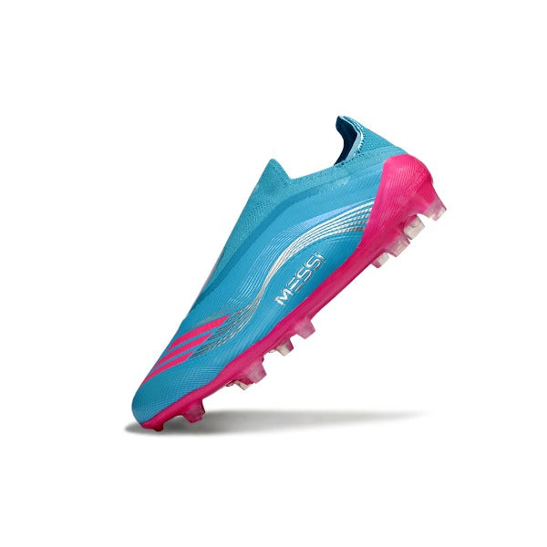 Adidas F50 Elite Laceless Messi Blue and Pink FG