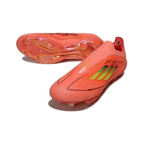 Adidas F50+ Elite Laceless Orange and Golden FG