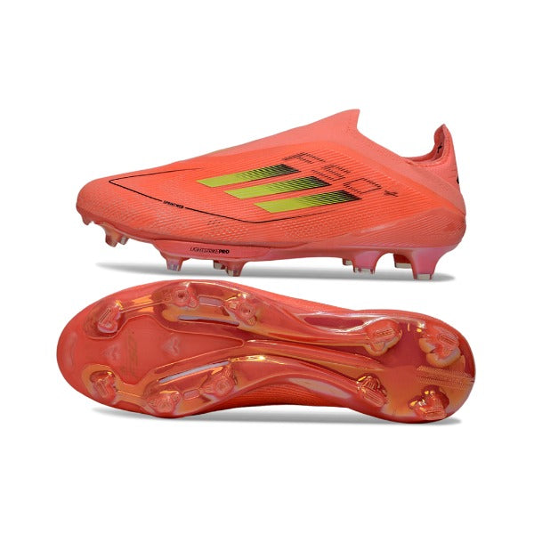 Adidas F50+ Elite Laceless Orange and Golden FG