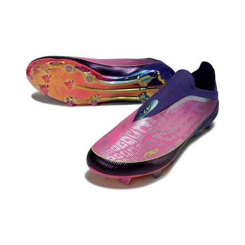 Adidas F50 Elite Laceless Pink and Purple FG