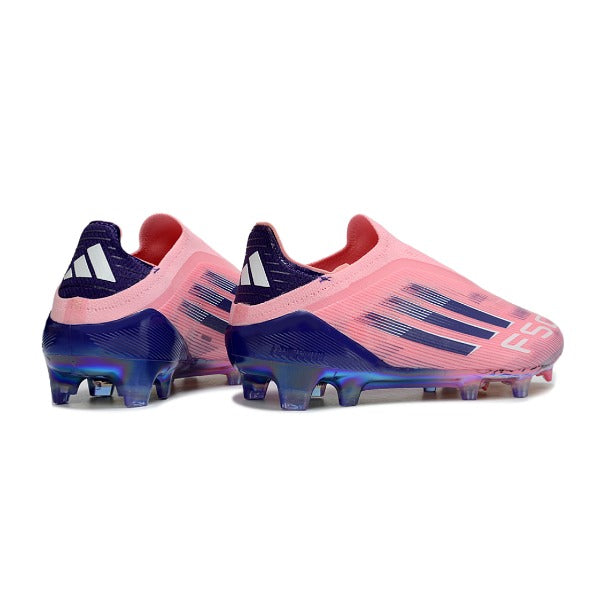 Adidas F50 Elite Laceless Pink and Purple Firm Ground FG Football Boot