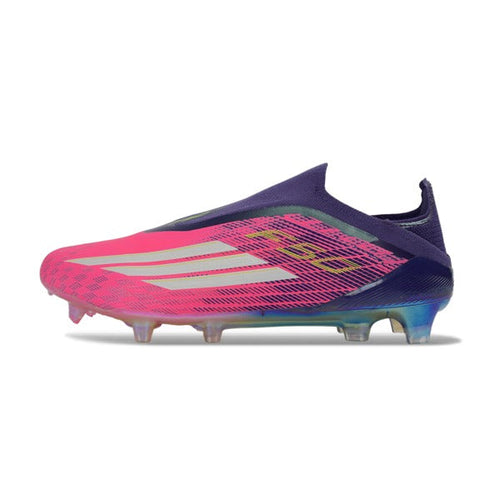 Adidas F50 Elite Laceless Pink, Purple and White FG