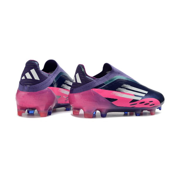Adidas F50 Elite Laceless Purple and Pink Firm Ground FG Football Boot