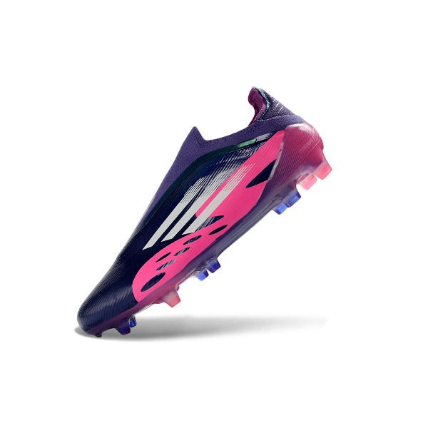 Adidas F50 Elite Laceless Purple and Pink Firm Ground FG Football Boot