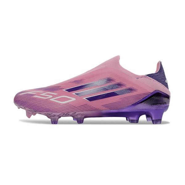 Adidas F50 Elite Laceless Purple Kids Firm Ground FG Football Boot