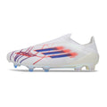 Adidas F50 Elite Laceless White and Blue Firm Ground FG Football Boot