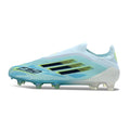 Adidas F50 Elite Laceless White and Fluorescent Green Firm Ground FG Football Boot