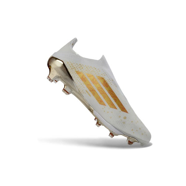 Adidas F50+ Elite Laceless White and Golden FG