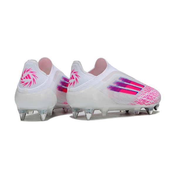 Adidas F50 Elite Laceless White and Pink SG
