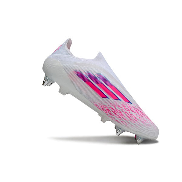 Adidas F50 Elite Laceless White and Pink SG