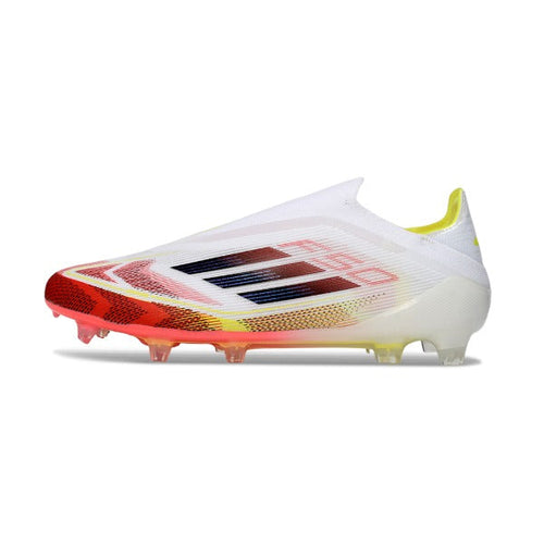 Adidas F50 Elite Laceless White and Red FG