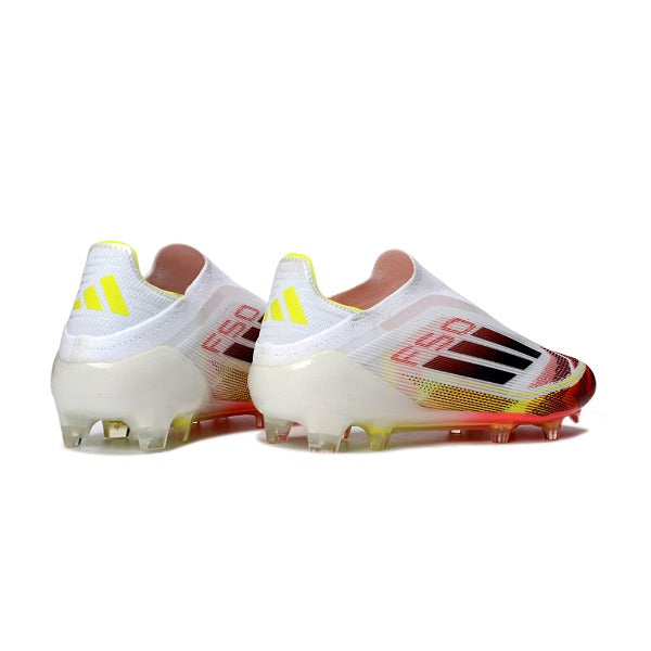 Adidas F50 Elite Laceless White and Red FG