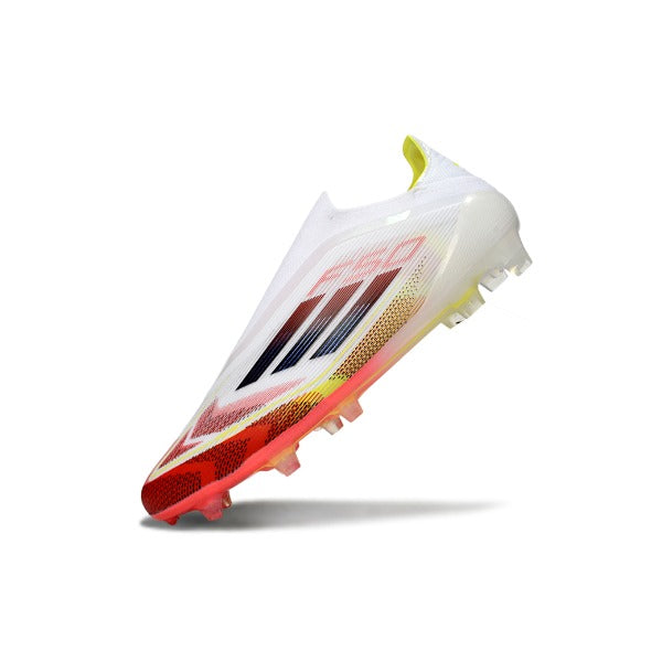 Adidas F50 Elite Laceless White and Red FG