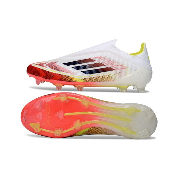 Adidas F50 Elite Laceless White and Red FG