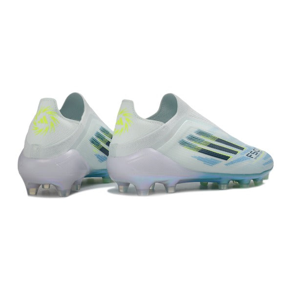Adidas F50 Elite Laceless White Firm Ground FG Kids Football Boot