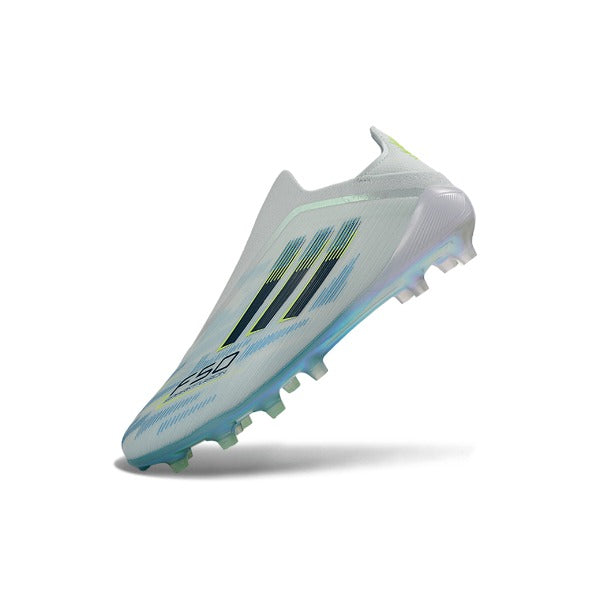 Adidas F50 Elite Laceless White Firm Ground FG Kids Football Boot