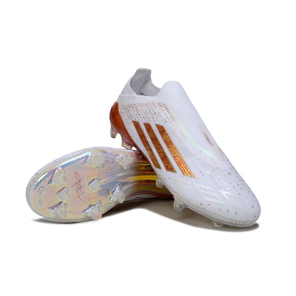 Adidas F50 Elite Laceless White Pack Firm Ground FG Kids Football Boot