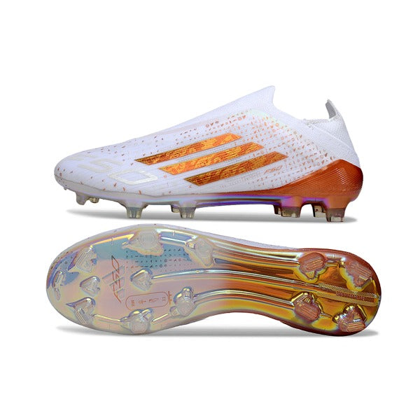 Adidas F50 Elite Laceless White Pack Firm Ground FG Kids Football Boot