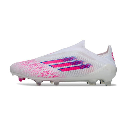 Adidas F50 Elite Laceless White, Pink and Purple FG