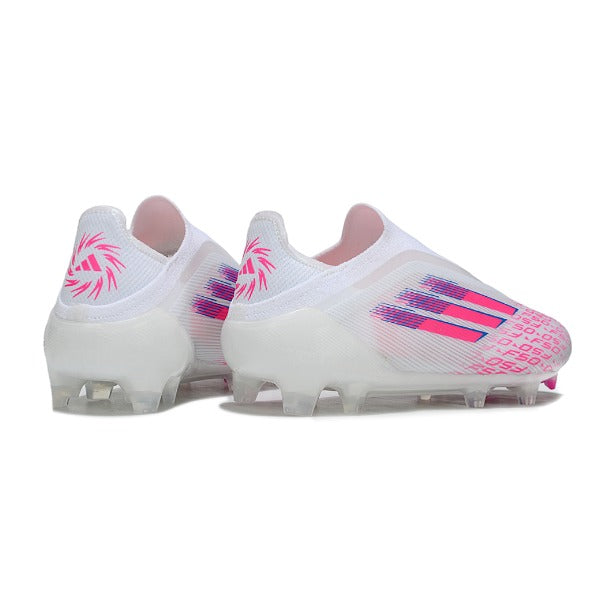 Adidas F50 Elite Laceless White, Pink and Purple FG