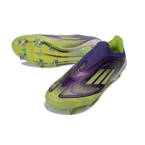 Adidas F50 Elite Laceless New Season Pack Black and White SG
