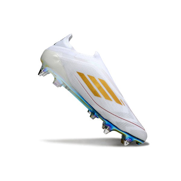 Adidas F50 Elite Laceless White and Green SG