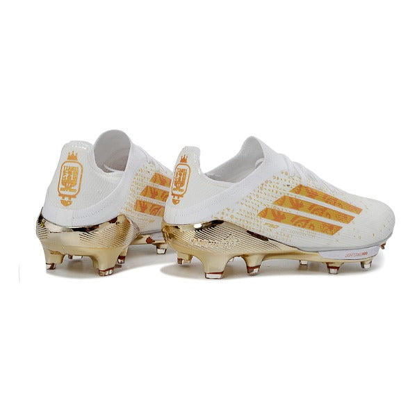 Adidas F50+ Elite White and Golden FG