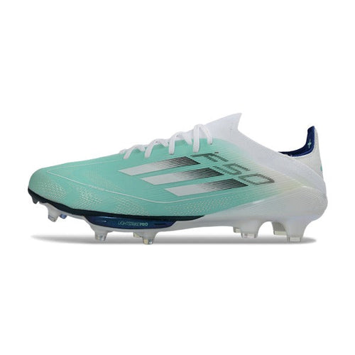 Adidas F50+ Elite White and Silver FG