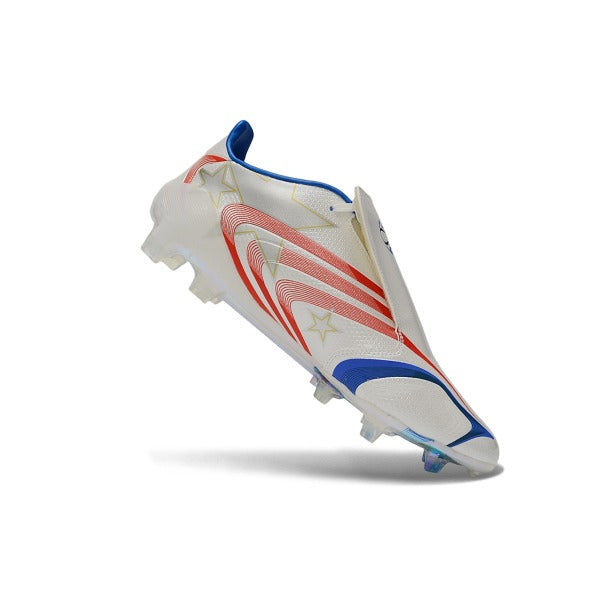 Adidas F50 Elite White, Blue and Orange Firm Ground FG Football Boot