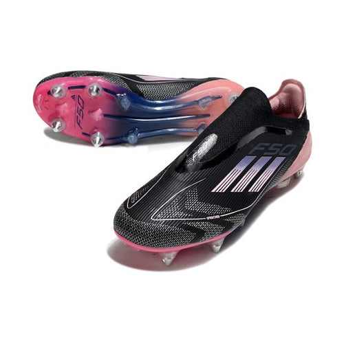 Adidas F50 Elite Without Laces Black and Pink SG Kids