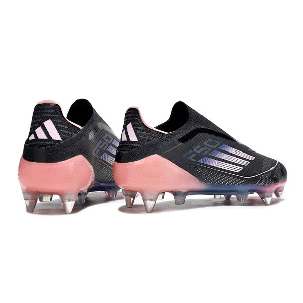 Adidas F50 Elite Without Laces Black and Pink SG Kids